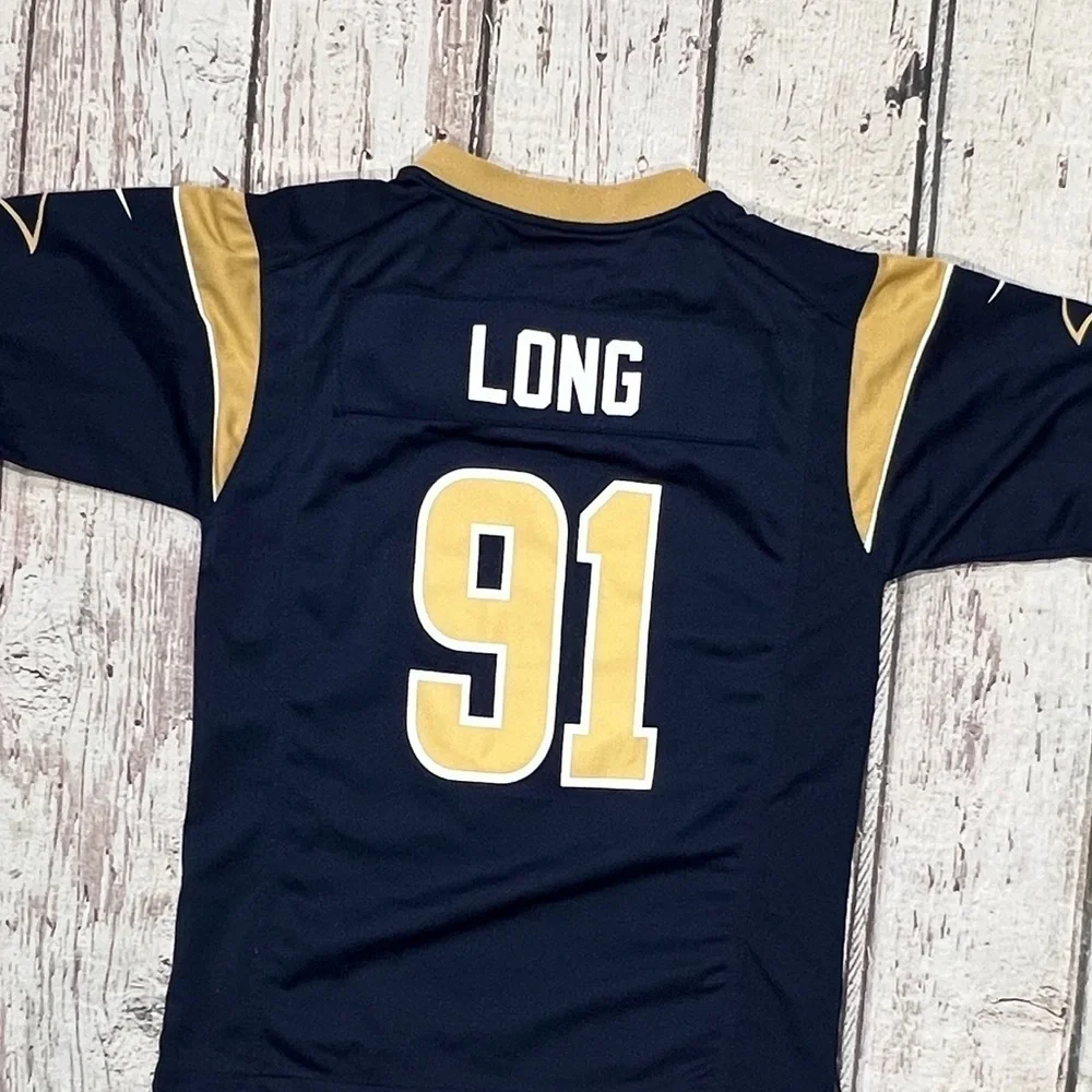 Boys Kids Chris Long St. Louis Rams NFL Football Nike Sports Jersey